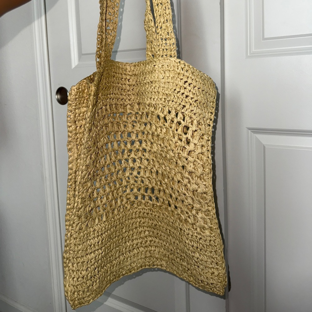 Raffia Tote Bag